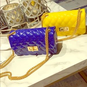 Pair of jelly crossbody bags